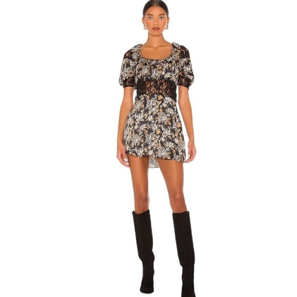 FREE People Lucie Mini dress YELLOW Size 2 / XS - Picture 7 of 16